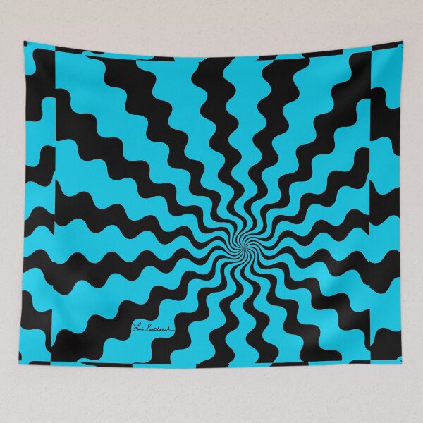 Item preview, Wavy Turq! designed and sold by Lois Eastlund.
