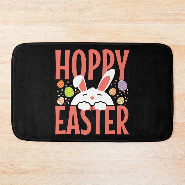 Item preview, Hoppy EASTER with a Cute Easter Bunny and Eggs designed and sold by EstelleStar.