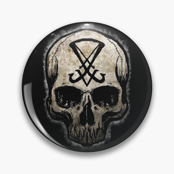 Item preview, Sigil of Lucifer Skull designed and sold by ShayneoftheDead.