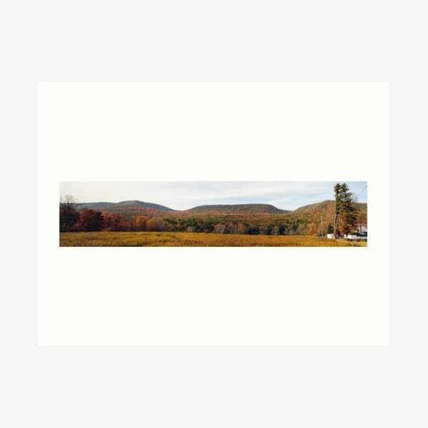 Autumnal Panorama Art Print