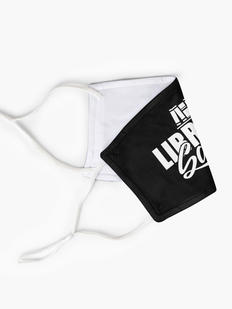Alternate view of Library Squad Librarian Book lover Bookworm Gift Mask