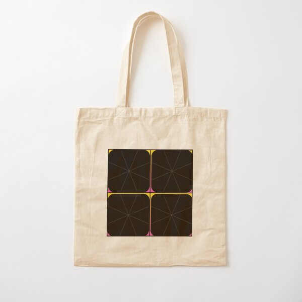 Spiral multicolor Cotton Tote Bag