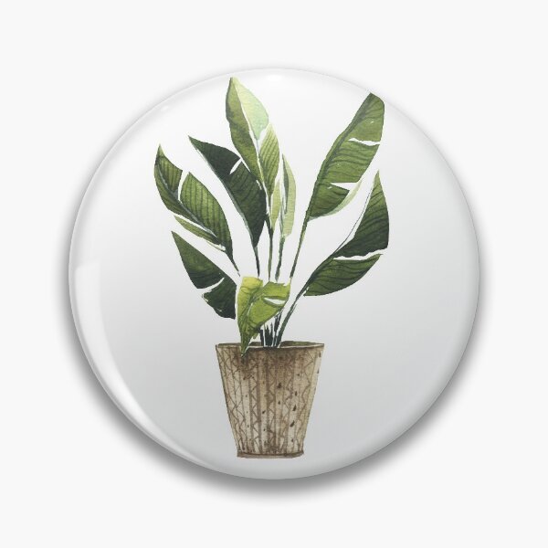 Item preview, Watercolor Potted Plants designed and sold by Laura Lise Wong.