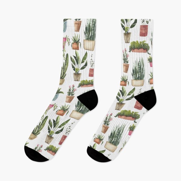Item preview, Watercolor Potted Plants designed and sold by Laura Lise Wong.