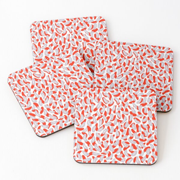 Item preview, Ameba Red and Grey Surface Design. designed and sold by DeStract.