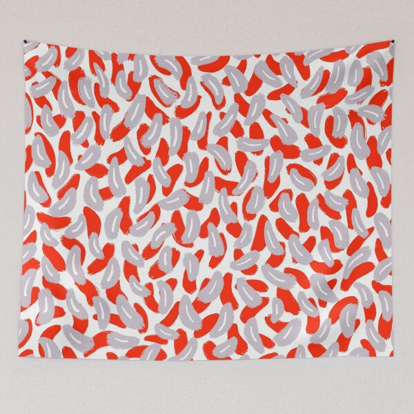 Item preview, Ameba Red and Grey Surface Design. designed and sold by DeStract.