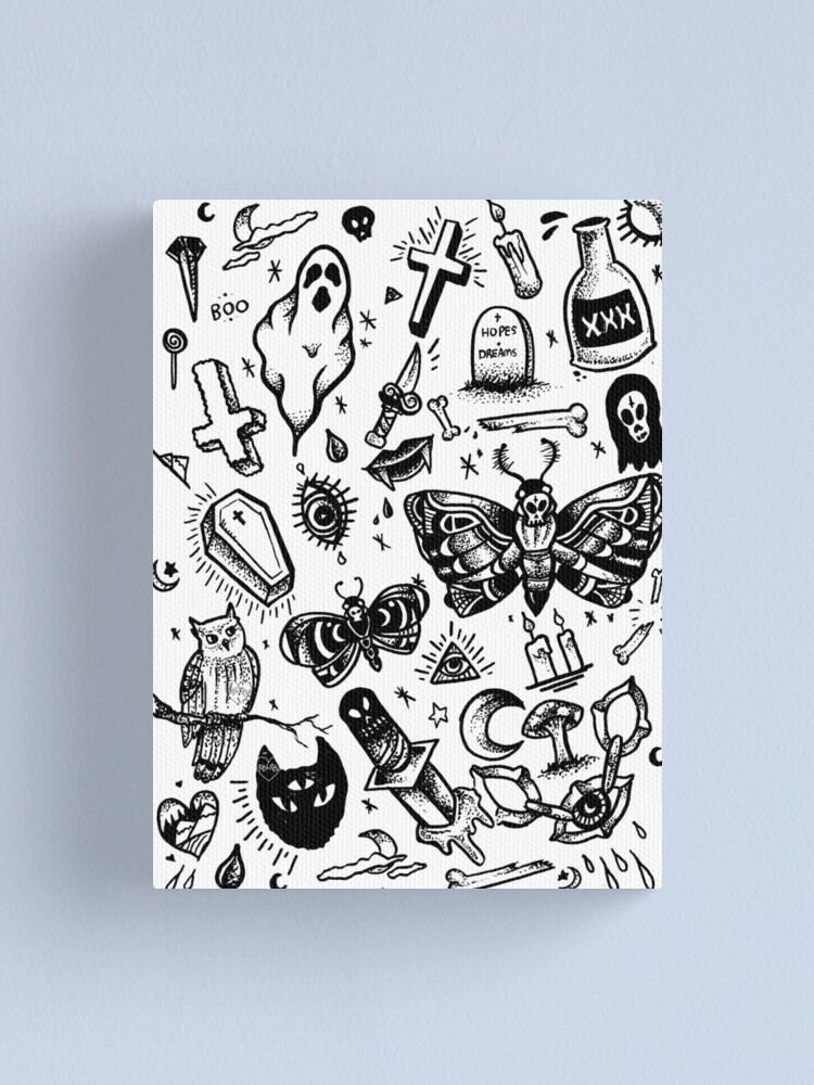 Buy Friday the 13th Tattoo Flash, Spooky Tattoo Flash, Scary Movies Scary  Art, Procreate Brushes Stamp Sets Online in India - Etsy