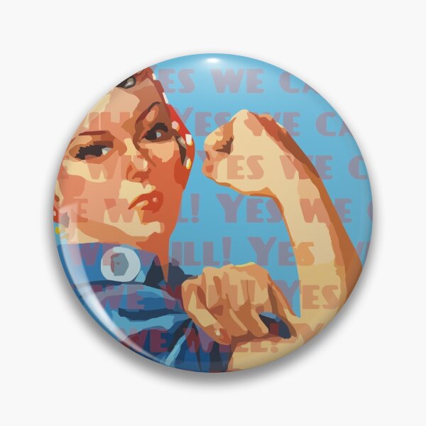Item preview, Rosie the Riveter: yes we can! yes we will! designed and sold by candhdesigns.