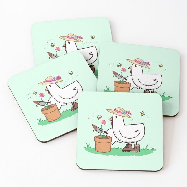 Item preview, Gardening Chicken designed and sold by WishingEel.