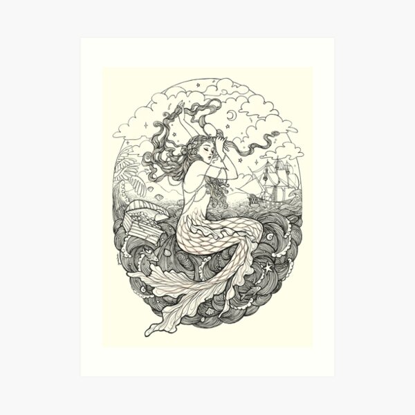 Mermaid Art Print