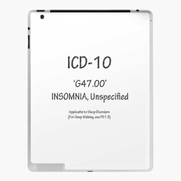 icd 10 code for insomnia unspecified