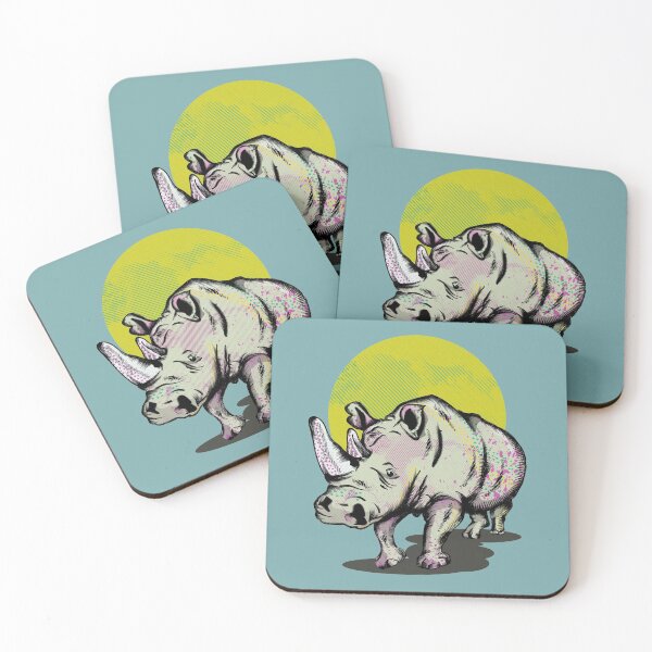 Artikelvorschau, Nashorn entworfen und verkauft von piedaydesigns.