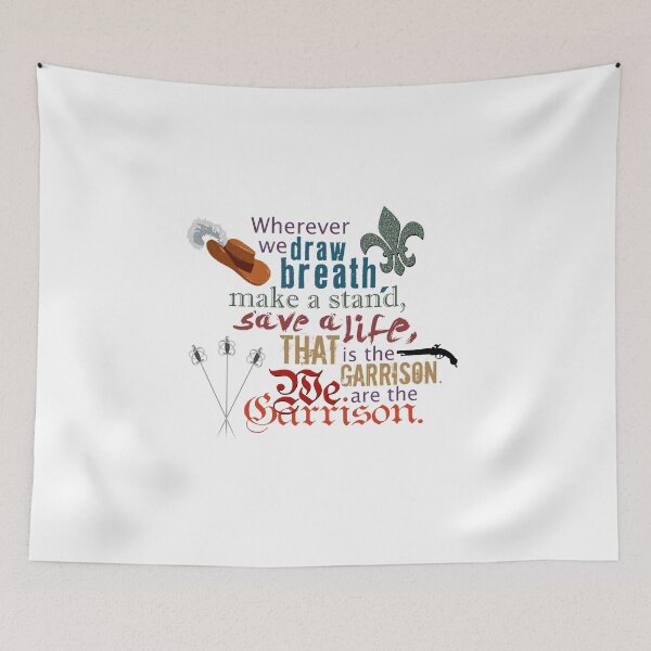 Item preview, The Musketeers - We Are the Garrison designed and sold by The Shop @ Freaking Narnia.
