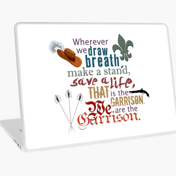 The Musketeers - We Are the Garrison Laptop Skin