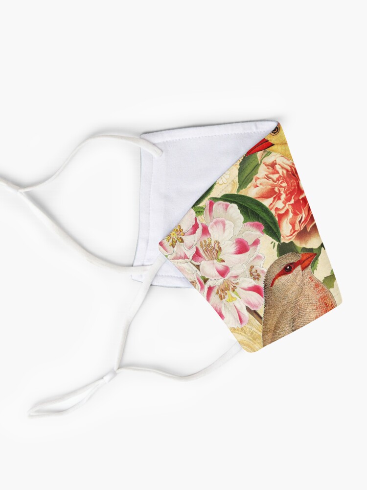 Alternate view of Birds and Roses Mask