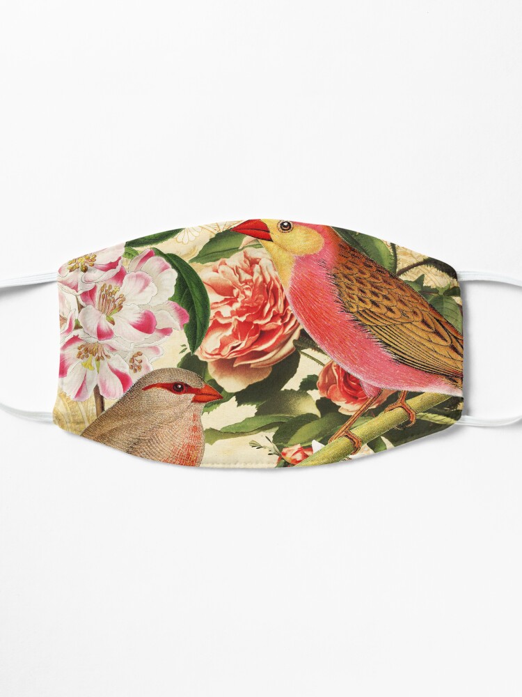 Alternate view of Birds and Roses Mask