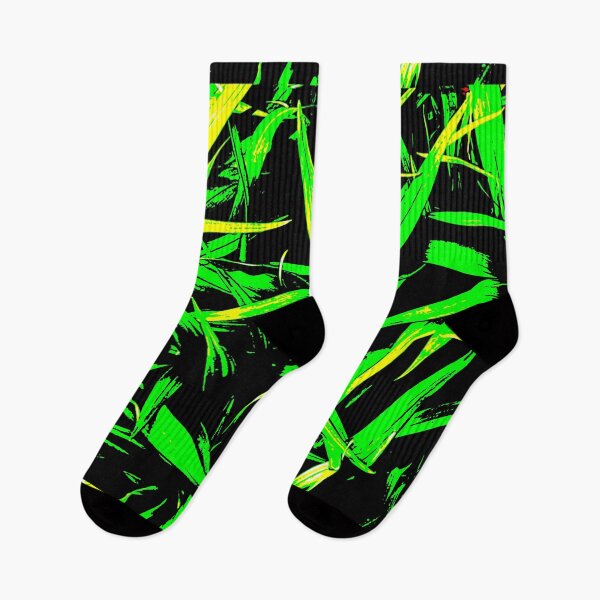 Item preview, Hyper Green Grassy Leaves designed and sold by GrudleBay.