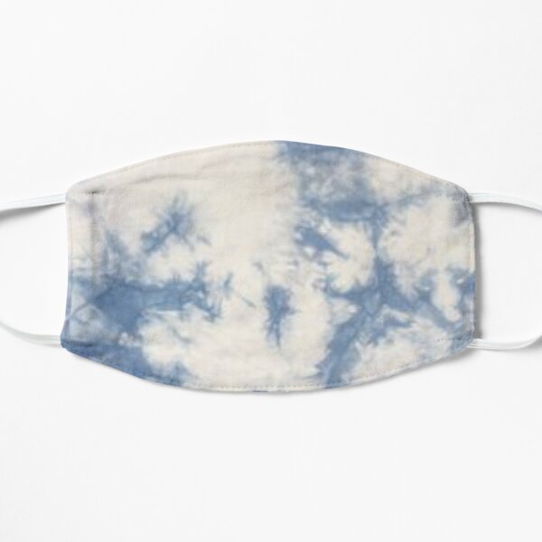 blue tie dye Mask