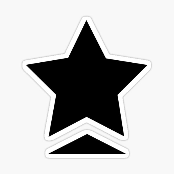Bismuth star Sticker