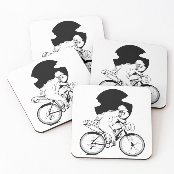Item preview, Fish riding a bikepacking bike designed and sold by piedaydesigns.