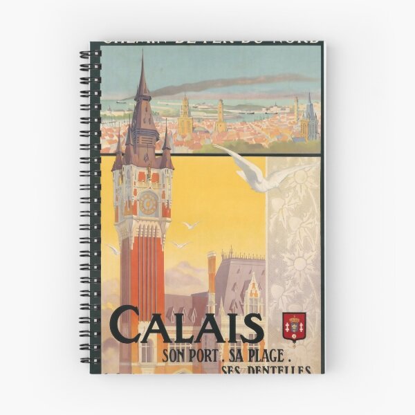 Item preview, Calais vintage travel poster designed and sold by stickart-marek.
