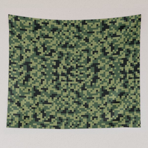 Item preview, Green Black Camouflage Pattern 3, Military pattern, camo design, camping pattern designed and sold by Hurriyyatee.