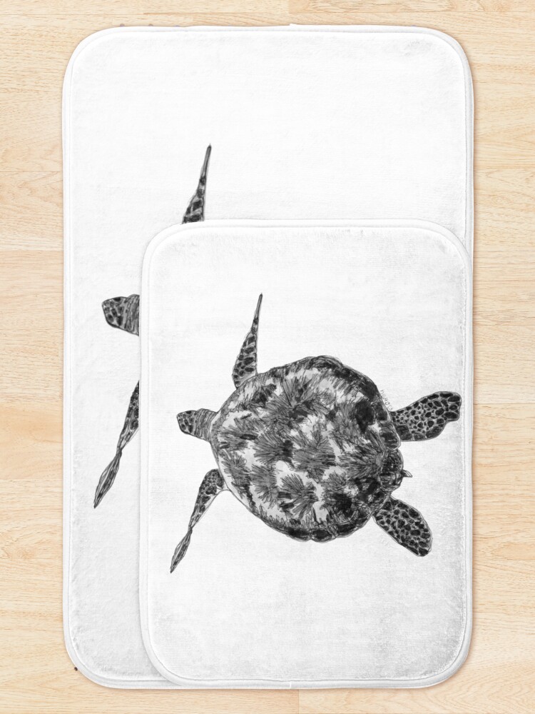Alternate view of Jacki the Turtle Bath Mat