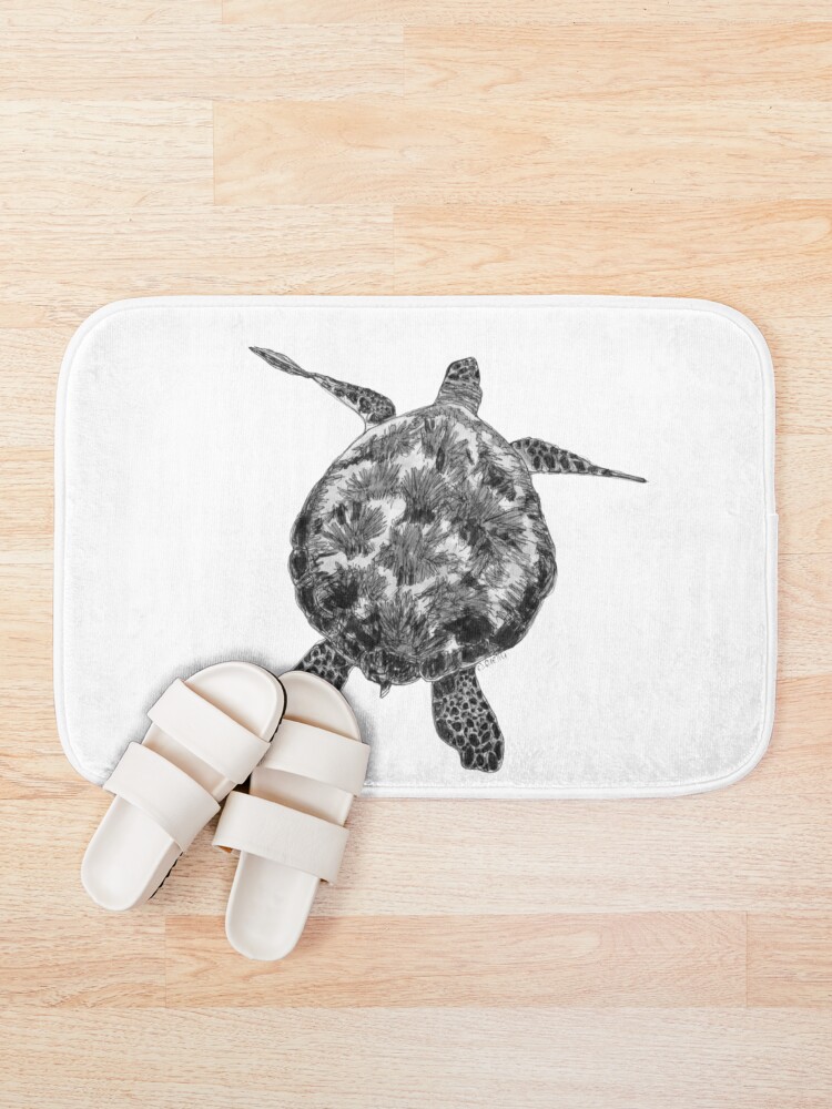 Alternate view of Jacki the Turtle Bath Mat