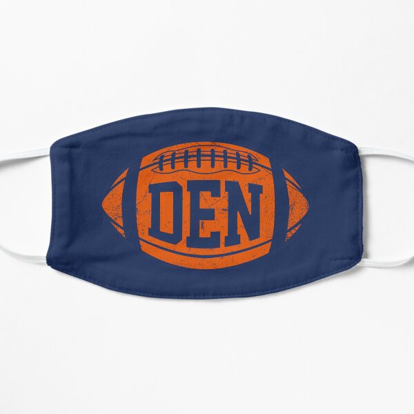 DEN Retro Football - Blue Flat Mask