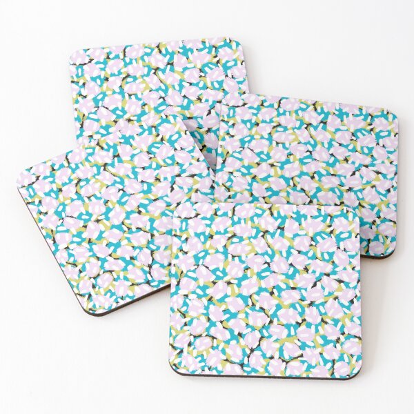 Item preview, Turquoise, Pink and Yellow Abstract Pattern designed and sold by DeStract.