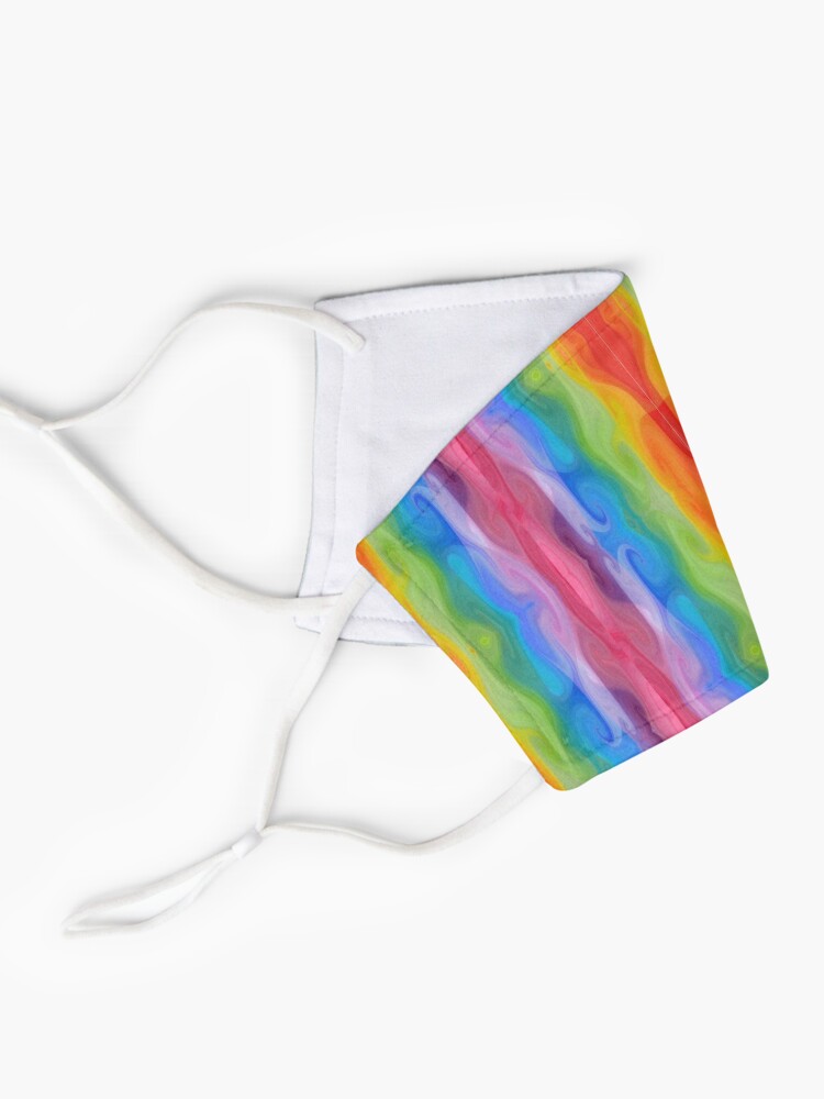 Alternate view of Colors of the Rainbow Mask