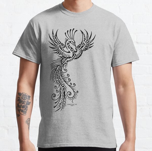 Mana'o Tattoo Studio Tahiti PHOENIX (noir) T-shirt classique