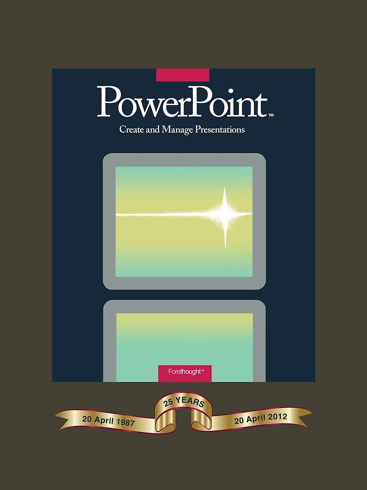 PowerPoint 1.0 for Macintosh, 1987 (25th Anniversary Re-Issue) by Robert Gaskins
