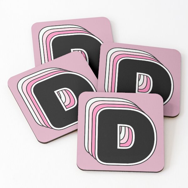 Item preview, D letter, retro, alphabet designed and sold by OkihanaShop.