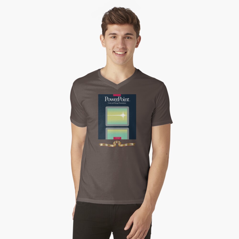Item preview, V-Neck T-Shirt designed and sold by PowerPoint25.