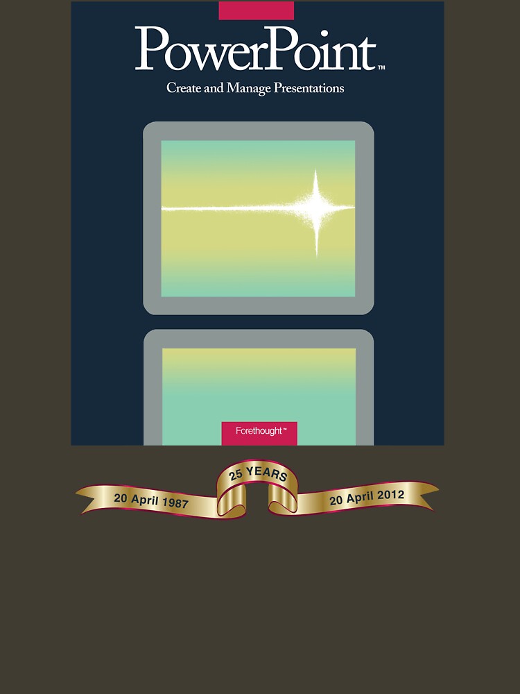 PowerPoint 1.0 for Macintosh, 1987 (25th Anniversary Re-Issue) by PowerPoint25