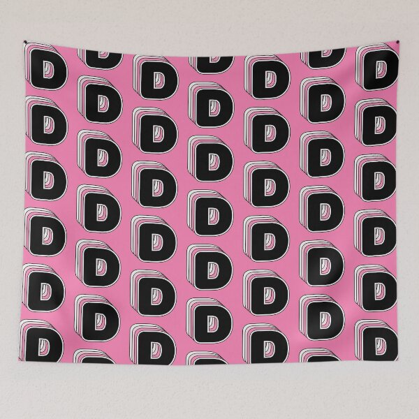 Item preview, D letter, retro, alphabet designed and sold by OkihanaShop.