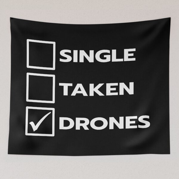 Item preview, Single Taken Drones designed and sold by teesaurus.