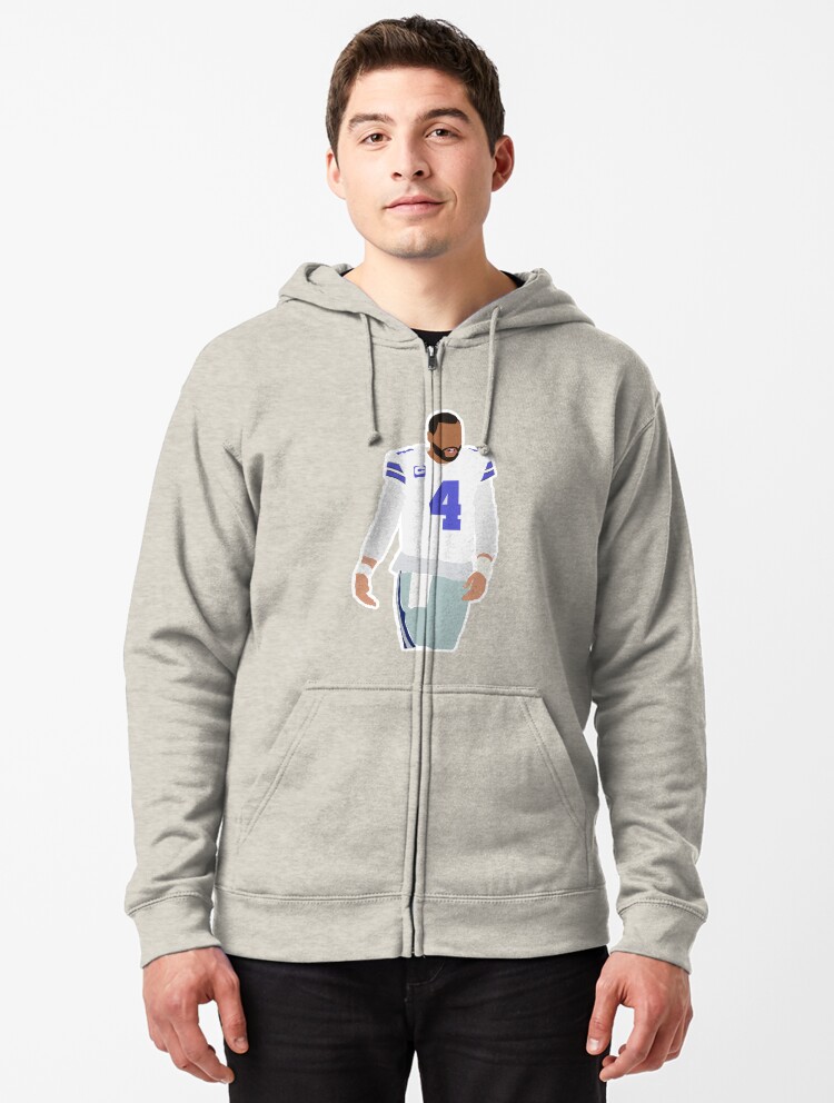 Dak Prescott' Zipped Hoodie for Sale by rdubs12