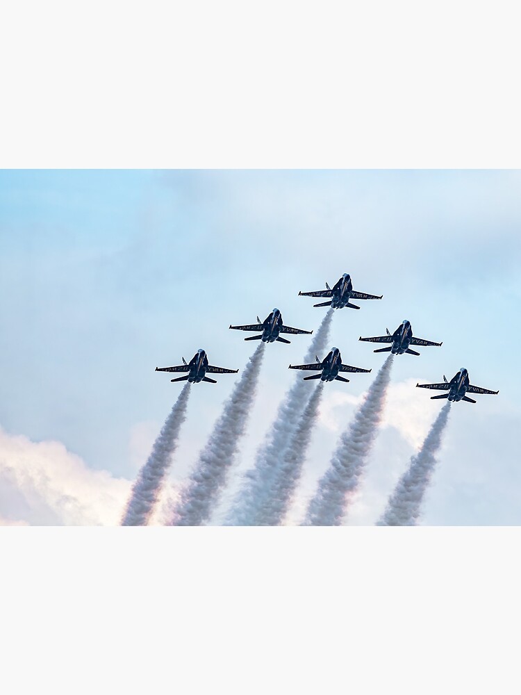 Blue Angels in Formation by KayBrewer