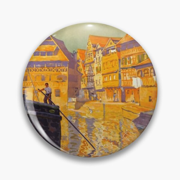 Item preview, Strasbourg vintage travel poster designed and sold by stickart-marek.
