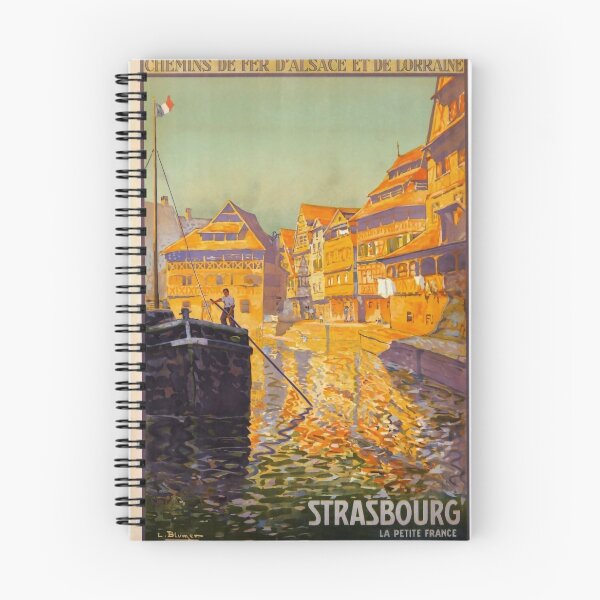Item preview, Strasbourg vintage travel poster designed and sold by stickart-marek.
