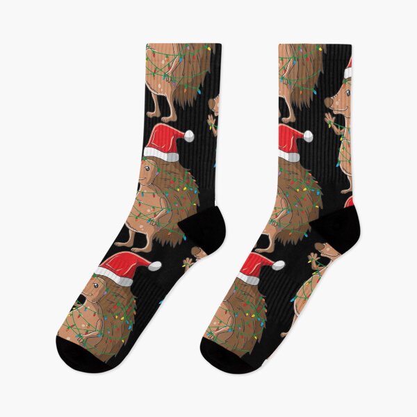 Item preview, Santa Hat Hedgehog Christmas Yuletide Xmas Gift designed and sold by haselshirt.