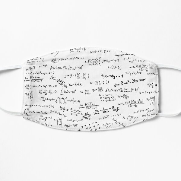 Math Formulas And Numbers Mask