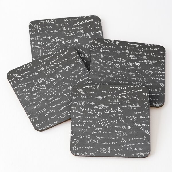 Item preview, Blackboard With Numbers Math Formulas Mathematics Equations designed and sold by WheresMyMojo.