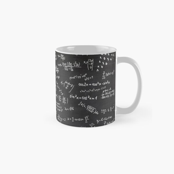 Item preview, Blackboard With Numbers Math Formulas Mathematics Equations designed and sold by WheresMyMojo.