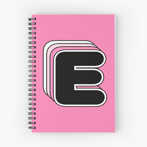 Item preview, E letter, retro, alphabet designed and sold by OkihanaShop.