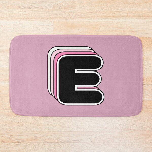 Item preview, E letter, retro, alphabet designed and sold by OkihanaShop.