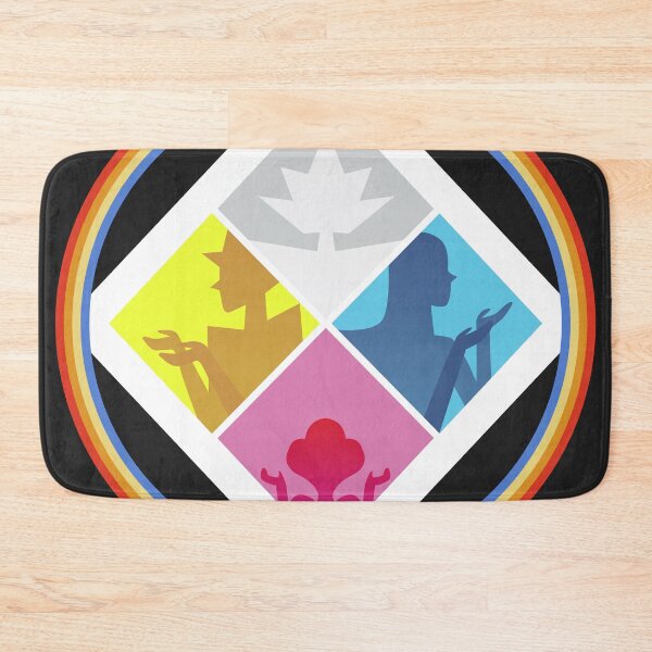 Item preview,  Diamond Authority Emblem with Rainbow - Black designed and sold by SmirkingDesigns.