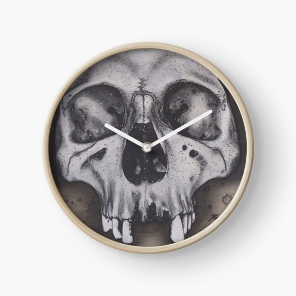 Reloj «Realismo Dibujo de carboncillo de calavera» de brittnideweese | Redbubble Reloj «Realismo Dibujo de carboncillo de calavera» de brittnideweese | Redbubble